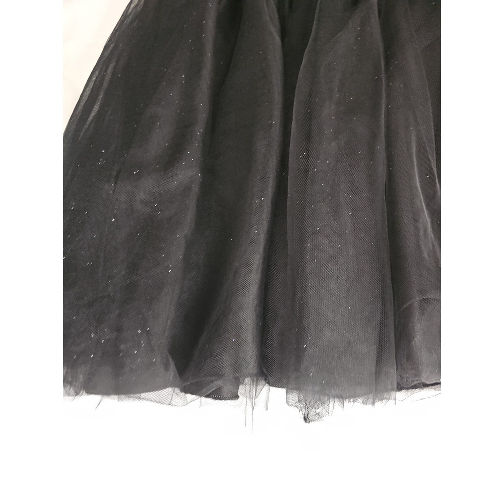 Black Whimsy‎ Goth Dress Corset Style Mini Fairy Tulle Wedding Prom Sz 9 NEW - Picture 7 of 10